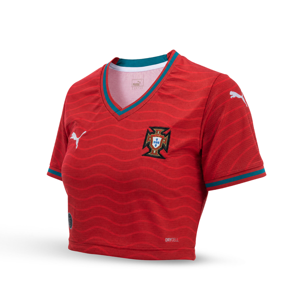 Portugál Női Futball Rövid Felső. World Cup 2026