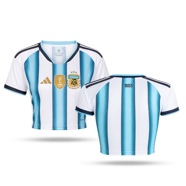 Argentinai Női Futball Rövid Felső. World Cup 2026